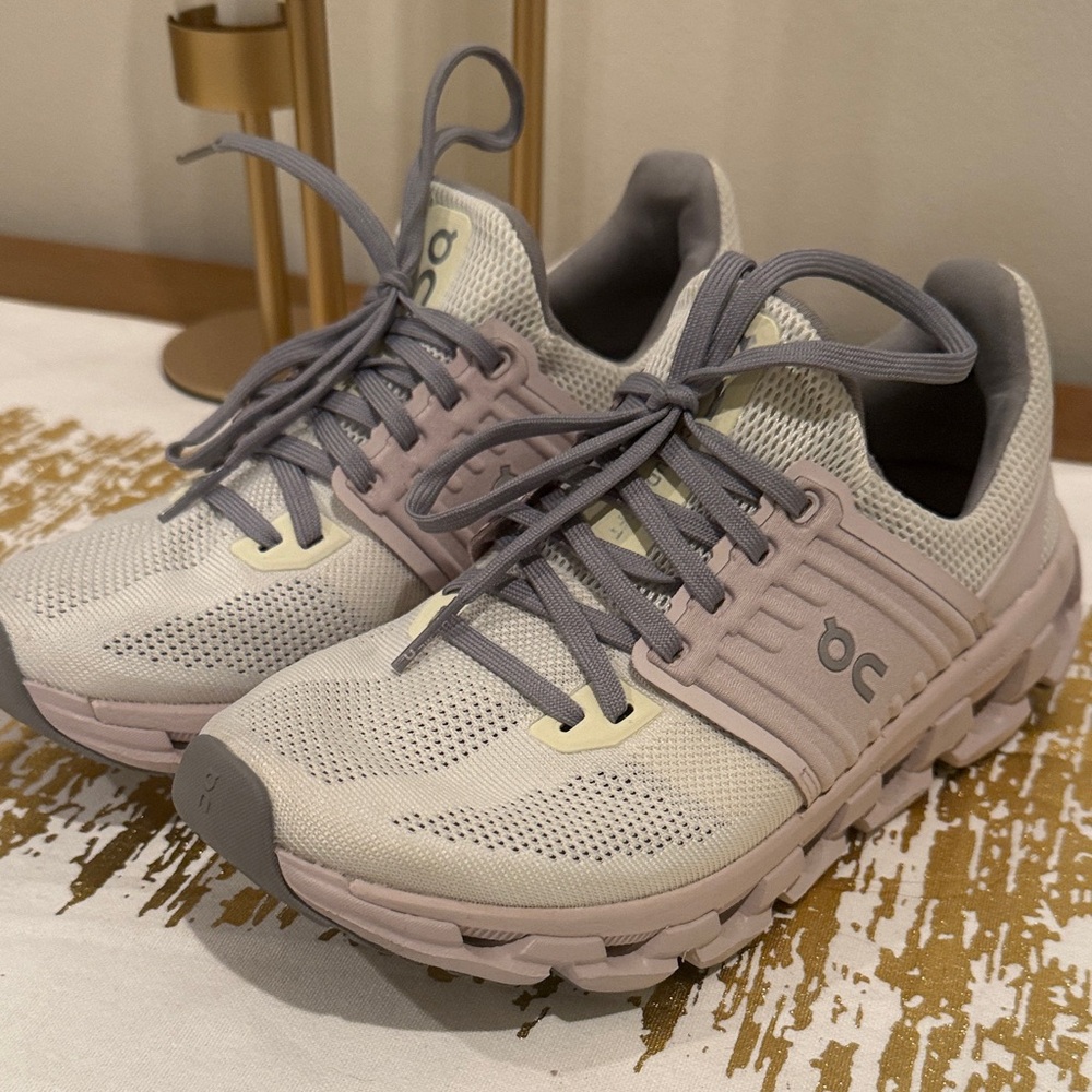 On Cloud Brand New!  Running Gray and Cream Sneakers